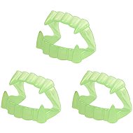 GODAN Glowing teeth, Halloween, vampire, Dracula, vampire, 3pcs - Costume Accessory