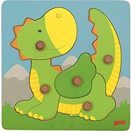 GOKI Dřevěné puzzle Drak 5 dílků - Jigsaw Puzzle