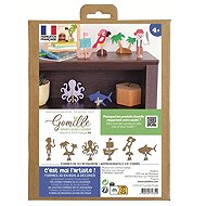 Gomille Pirates wooden play set - Paintable Figurine