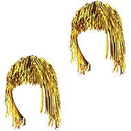 GODAN Gold foil wig, 2 pcs - Wig