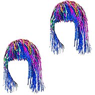 GODAN Foil wig coloured, 2 pcs - Wig