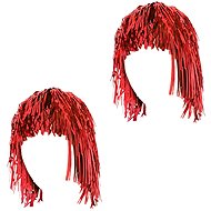 GODAN Red foil wig, devil, 2pcs - Wig