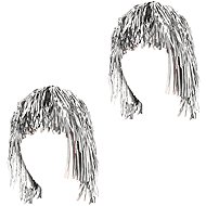 GODAN Silver foil wig, 2 pcs - Wig