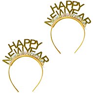 RAPPA Headband Happy new year, New Year's Eve 2 pcs - Hairband