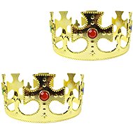 GODAN Golden royal crown, 61 cm, 2 pcs - Costume Accessory