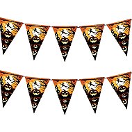 GUIRCA Halloween garland spooky pumpkin, pumpkin, 600 cm - Garland