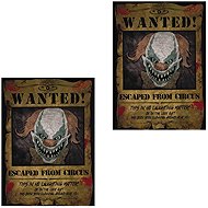 Poster looking for pennywise the clown - halloween, 30 × 40 cm, 2 pcs - Party Accessories
