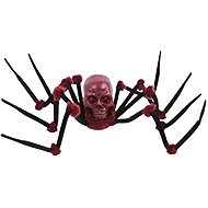 Guirca Halloween decoration - Spider with skull, movable, with sound and light - Party Accessories