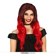 Guirca Wig, black - red, long - Wig