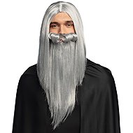 Boland Men's wizard wig with full beard - Wig