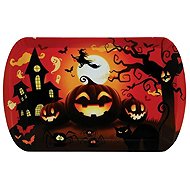 Guirca Plastic tray spooky pumpkin Halloween 39 × 24 cm - Party Accessories