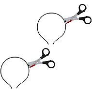GUIRCA Headband scissors in head, 2 pcs - Costume Accessory