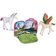 Mojo Fun unicorn and pegasus set with game backpack - Figure
