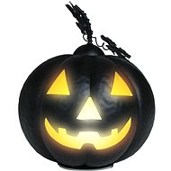GUIRCA Metallic black glowing pumpkin 16 cm - Decoration