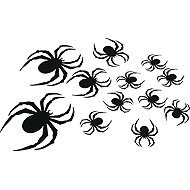 GUIRCA Halloween spiders, witches, 12 pcs - Decoration