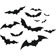 GUIRCA Halloween bats, witches, 12 pcs - Decoration