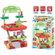 G21 Lovely Summer Kitchen with Grill on Wheels - Play Kitchen