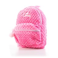 G21 Children's soft plush backpack, pink - Small Backpack