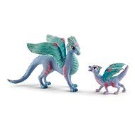 Schleich 70592 Blossom Dragon Mother and Child - Figures
