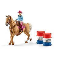 Schleich 41417 Barrel Racing with Cowgirl - Figure