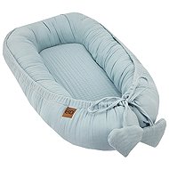 Eco muslin blue 90×60cm - Baby Nest