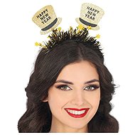 Guirca Headband Happy New Year gold - Hairband