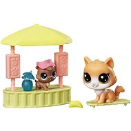 Littlest Pet Shop Beach Bar with 2 Animals - Game Set