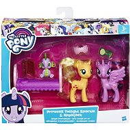 My Little Pony Set of 2 ponies with Twilight Sparkle and Applejack - Game Set