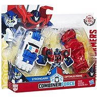 Transformers RID Combiner Force Optimus Prime & Strongarm - Figure