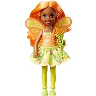 Mattel Barbie víla Chelsea dunkelorange - Puppe