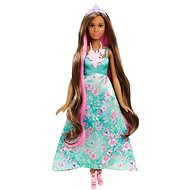 Mattel Barbie in green dress with flowers - Doll