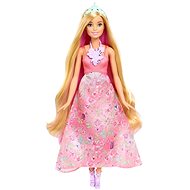 Mattel Barbie in pink dress with flowers - Doll