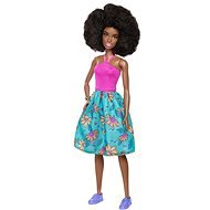 Mattel Barbie Fashionistas: Afro frizurás Barbie virágmintás ruhában - Játékbaba