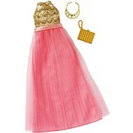 Mattel Barbie Abendkleid mit Accessoires - Rosa/Gold - Puppen-Zubehör