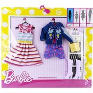Mattel Barbie Dvoudílný set oblečení - pruhované a modré - Puppenzubehör