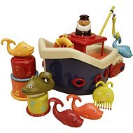 B-Toys Loď s kapitánom Fish & Splish - Hračka do vody