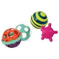 B-Toys Set of ball-a-baloos balls - Baby Toy