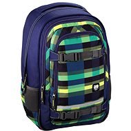 Hama All Out Selby Backpack Summer Check Green - School Backpack