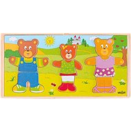 Woody Wardrobe Dress up your bear family - Motor Skill Toy