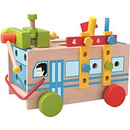 Woody Mounting bus with tools - Children's Tools