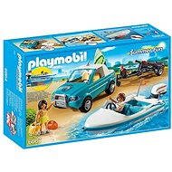 Playmobil 6864 Summer Fun Surfer Pickup with Speedboat with Underwater Motor - Building Set