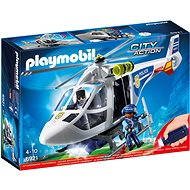 Playmobil 6921 Polizei-Helikopter mit LED-Suchscheinwerfer - Bausatz
