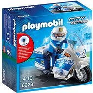 PLAYMOBIL® 6923 Polizeimotorrad mit LED-Licht - Bausatz