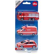 Siku Set mit 3 Feuerwehr-Autos CZ - Spielzeugauto-Set