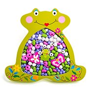 Woody Threaded Beads - Frog - Beads