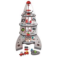 Hape Quadruple Space Rocket - Toy Garage
