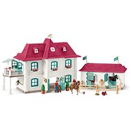 Schleich Horse Club 42416 Großer Pferdehof mit Wohnhaus und Stall - Figuren-Zubehör