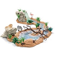 Schleich Animal world at the waterfall - Game Set