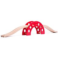 Woody Bridge - Red Arch - Train Set