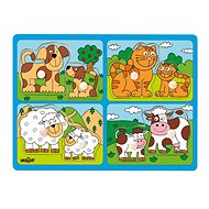 Woody Pets with Young - Puzzle